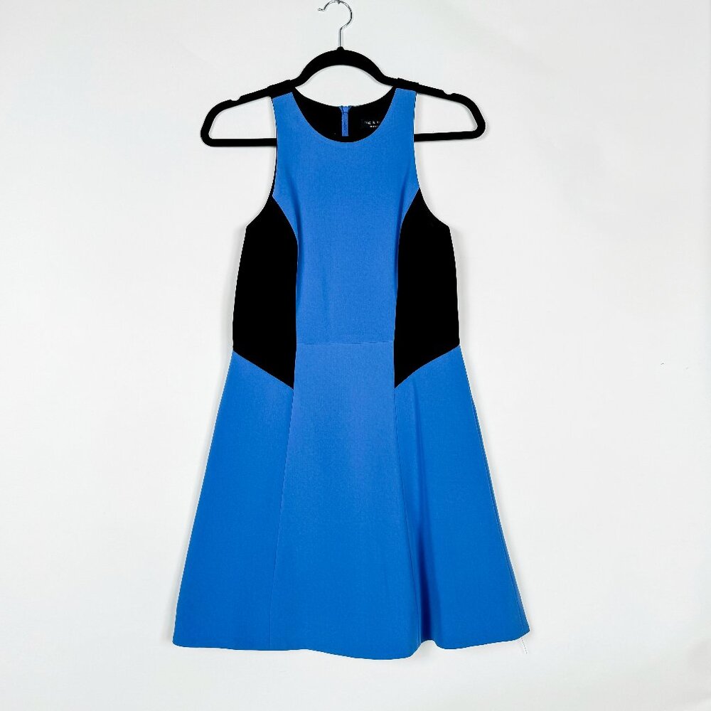 Rag & Bone Mini Blue Skater Dress, size 2